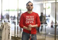 A cosplayer poses as Matt Murdock during day 4 of New York Comic Con on October 09, 2022 in New York City. Image via: Getty